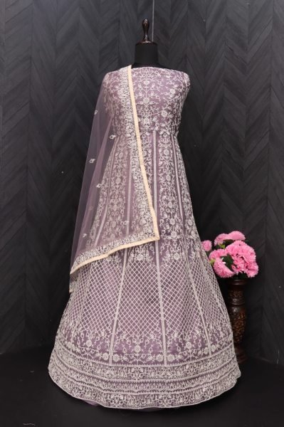 Latest Designer Party Wear Net  Anarkali Suit  Anarakali Gown Wholesale