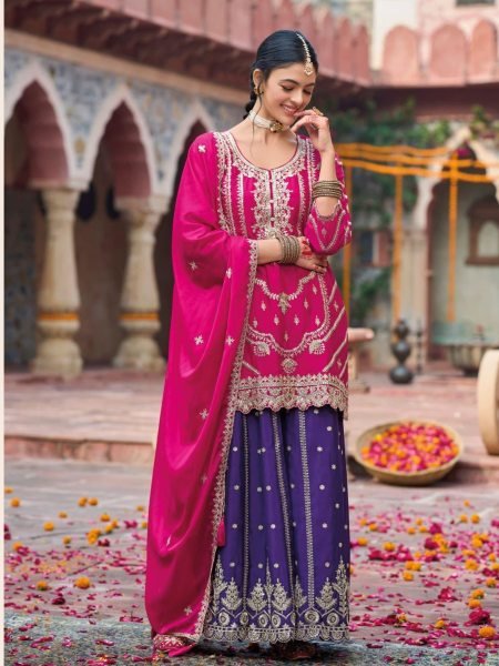 Latest Festive Collection 2025 Eba Kanak Designer Sharara   Salwar Suits