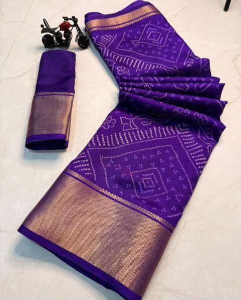 Latest Heavy Dola Silk Saree With Beautiful Patola Foil Print Design Patola Silk Sarees Wholesale