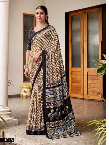 Latest Mul Cotton Saree With Unstitch Blouse Sarees 