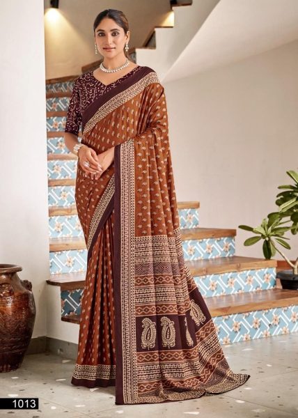 Latest Mul Cotton Saree With Unstitch Blouse Cotton Sarees Wholesale