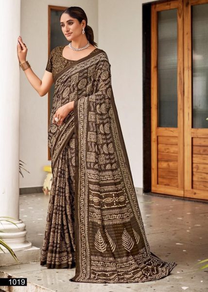 Latest Mul Cotton Saree With Unstitch Blouse Cotton Sarees Wholesale