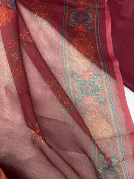 Latest Pakistani 3 Piece Suit Soft Reyon Self Embroidery Silver Chiffon Digital DupattaTrending Now  Pakistani Suits Wholesale