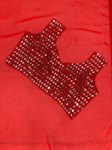 Latest Red Georgette Saree For Festival Occasional Party Georgette Sarees Wholesale