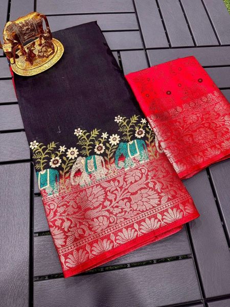 Latest Silk Saree With Elephant Design At Wholesale Rate  Silk Sarees Wholesale