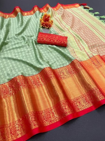  Launching mercerised cotton Aura  silk Saree Cotton Sarees Wholesale
