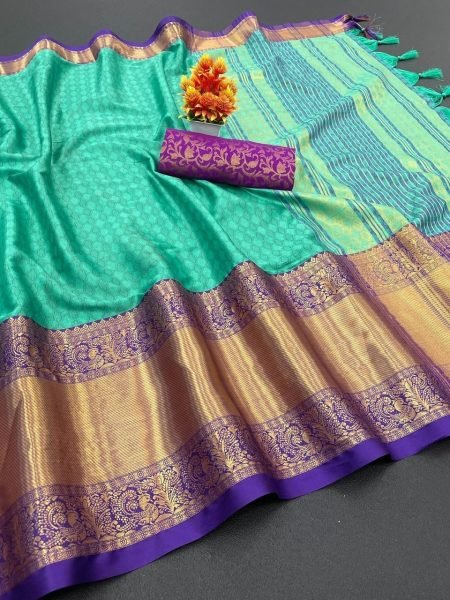  Launching mercerised cotton Aura  silk Saree Cotton Sarees Wholesale