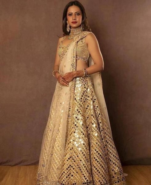Launching Mono Satin Silk Sequins work Lehenga with Cancan   Canvas Patta Lehenga Choli Designer Lehenga Choli