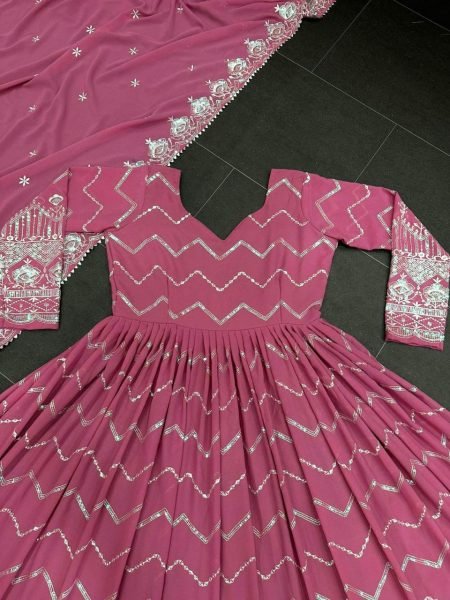 Launching New Designer Heavy Organza Silk Suit  3 Piece Kurti Set