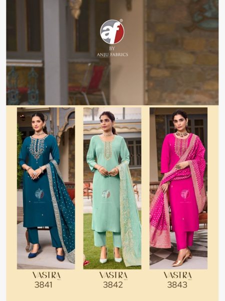 Launching New Roman Silk 3pc Set  3 Piece Kurti Set