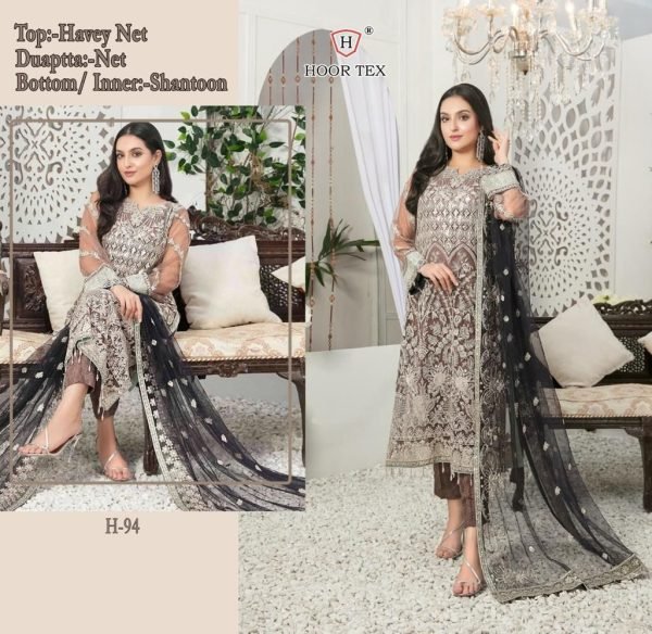 launching Pakistani Heavy Net With Embroidery Sequence Work Suit Collection  Pakistani Suits Wholesale