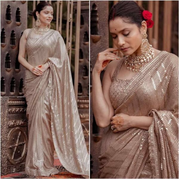 LAUNCHING SUPERHIT BOLLYWOOD SEQUINS SAREE Bollywood Fancy Sarees Wholesale
