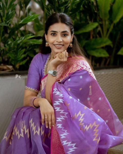 lavender banarasi soft silk saree with minimal design perfect for weddings  Banarasi Saree Wholesale
