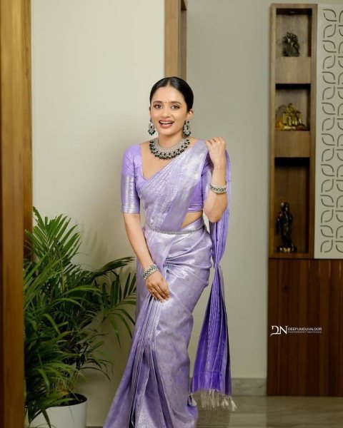 Lavender Banarasi Soft Silk Saree with Matching Blouse for Wedding Wear Banarasi Saree Wholesale