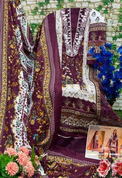 Lawn Cotton Heavy Designer Pakistani Salwar Suit At Low Price Buy From Royal Export Pakistani Suits Wholesale