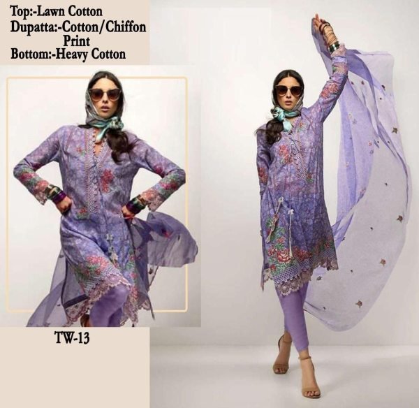 Lawn Cotton Heavy Designer Pakistani Salwar Suit At Low Price Buy From Royal Export Pakistani Suits Wholesale