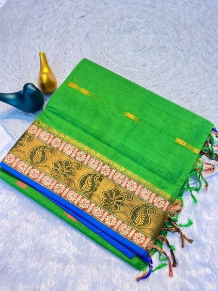 Lightweight 100% Pure Cotton Silk Soft Saree For Traditional Wear Cotton Sarees Wholesale