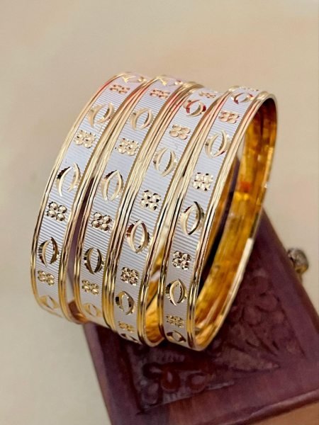  Lightweight 4 Piece Gold Bangles for Women Perfect for Daily Use Fashion Accessories Wholesale