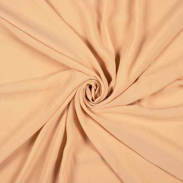 Lion Brown Plain Georgette Fabric Plain fabric