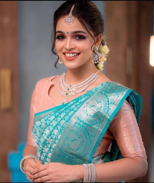Litchi Silk South Indian Saree Silk Sarees Wholesale