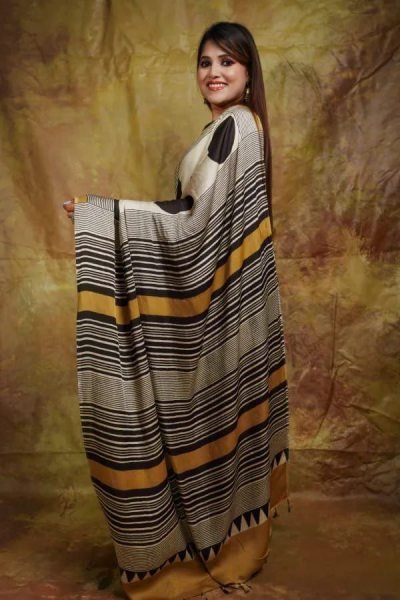 Pure Satin Silk Saree with Glossy Finish  &  Blouse Perfect for Weddings Silk Sarees Wholesale