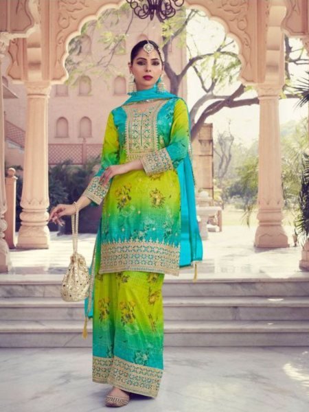 Luxury Party Wear Stitched Suit Wholesale Rate 