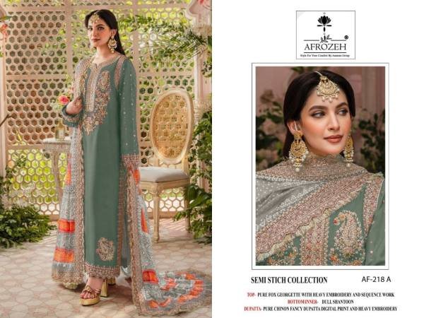 Luxury Pure Georgette Embroidered Pakistani Suits at Wholesale Price Embroidery Suits Wholesale
