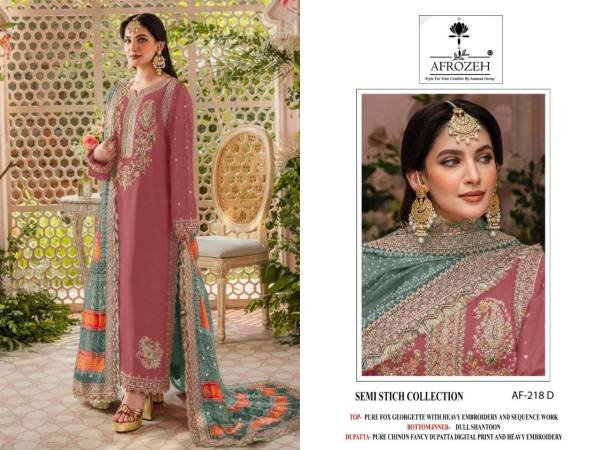 Luxury Pure Georgette Embroidered Pakistani Suits at Wholesale Price Embroidery Suits Wholesale