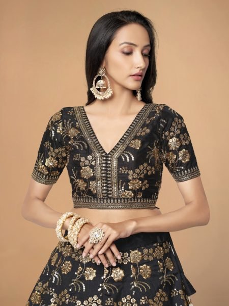 Luxury Semi Stitched Bridal Lehenga Choli Set with Dori   Zari Embroidery Wedding   Festival Wear Designer Lehenga Choli