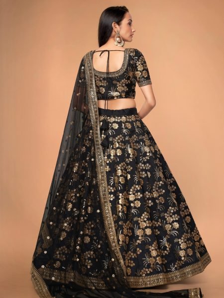 Luxury Semi Stitched Bridal Lehenga Choli Set with Dori   Zari Embroidery Wedding   Festival Wear Designer Lehenga Choli