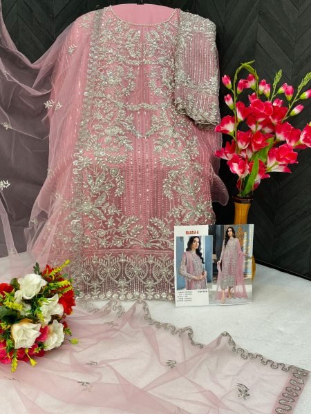 MAARIA- 1032 Heavy Orgenza With Multi Thread & Jari With Sequence Embroidery Pakisatani Salwar Suit Pakistani Suits Wholesale