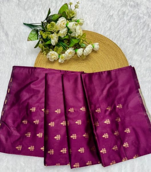 Magenta Majesty Banarasi Soft Silk Saree with Rich Gold Zari Weaving Banarasi Saree Wholesale