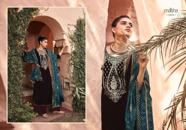 Maisha Embrodery Designer Plazzo Suit  Designer Plazzo Salwar Suits Wholesale