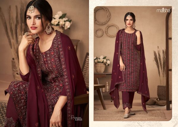 maisha Vivav Launching Rosemeen Salwar Suit  Churidar Salwar Suits Wholesale