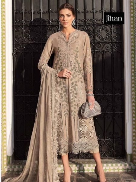 Maria B Luxury Lawn with Embroidery Designer Cotton Suit for Summer 2025 Pakistani Suits Wholesale