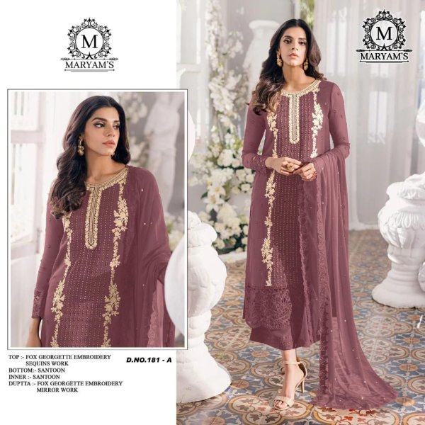 Maryams Latest Georgette Salwar Suits with Dupatta Wholesale by Royal Export Pakistani Suits Wholesale