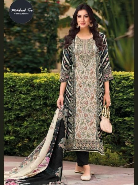 Mehboob Tex Design No 1652 D Viscose Maslin Digital Print Salwar Suit at Manufacturer Rate Salwar Kameez