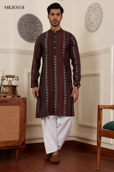 Men's Rajwadi Kurta Set Vol 01 - Festive Wear Collection Kurta Pajama Wholesale