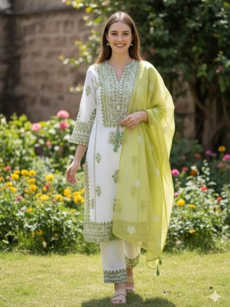 Mehboob Tex 1780 Rayon Embroidered Dress Material with Kota Doriya Dupatta for Wholesale Buyers Salwar Kameez