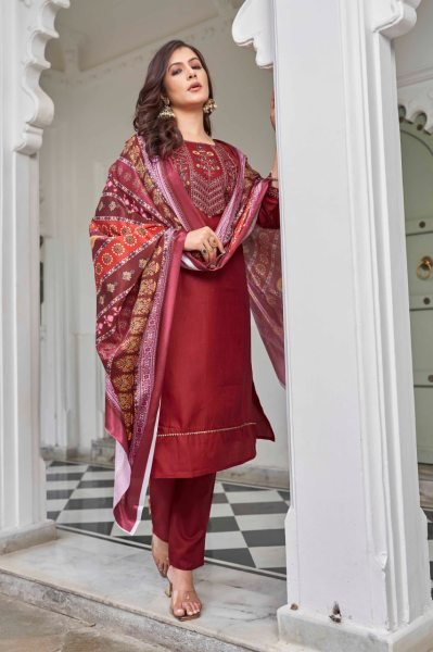  Modern Magic Cotton Kurti Set with a Stunning Organza Dupatta Cotton Kurtis Wholesale