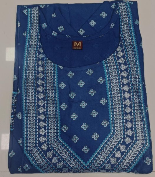 Multi Color Heavy Reyon Kurti  Printed Kurtis
