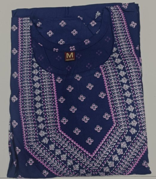 Multi Color Heavy Reyon Kurti  Printed Kurtis