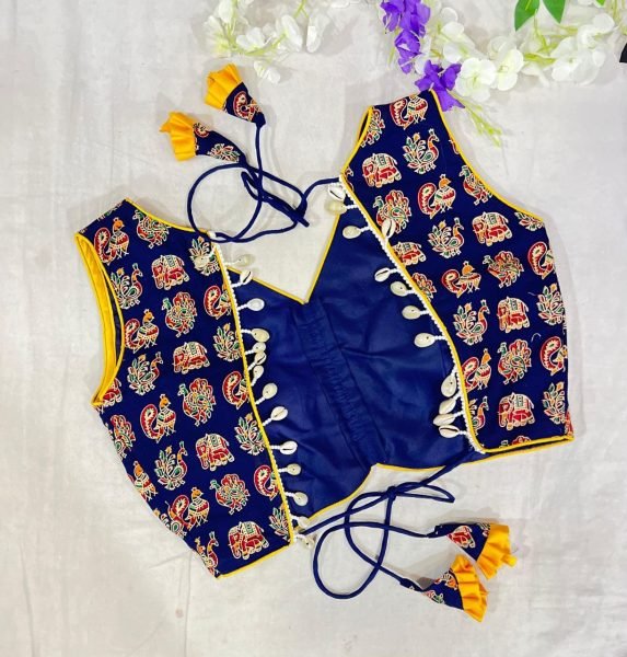 Navratri Special Fancy Cotton Blouse With  Beautiful Latkans  Blouse Collection