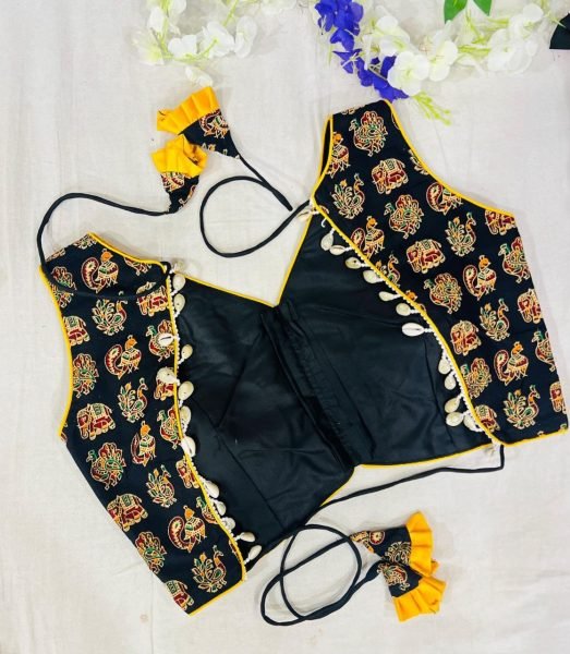Navratri Special Fancy Cotton Blouse With  Beautiful Latkans  Blouse Collection