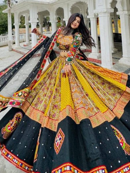 Navratri Special Muslin Cotton Printed Designer Lehenaga Choli   Lehenga