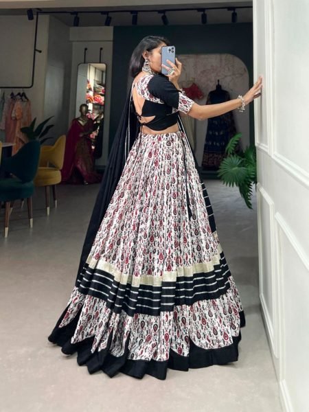 Navratri Special Pure Cotton Printed Lehenga Choli  Navratri Lehnega Choli