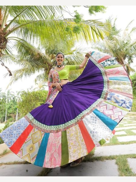 Navratri Special Pure Rayon Lehenga Choli  Navratri Lehnega Choli
