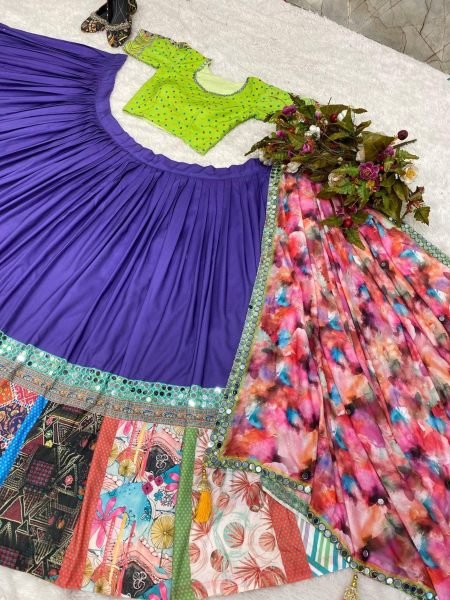 Navratri Special Pure Rayon Lehenga Choli  Navratri Lehnega Choli