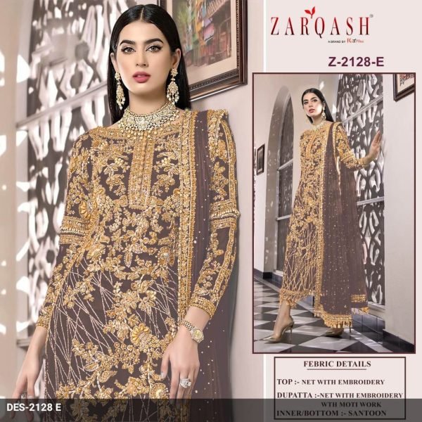 Net Embroidery Festive Wear Suit with Moti Work Dupatta Available at Lowest Price From Wholesaler Churidar Salwar Suits Wholesale
