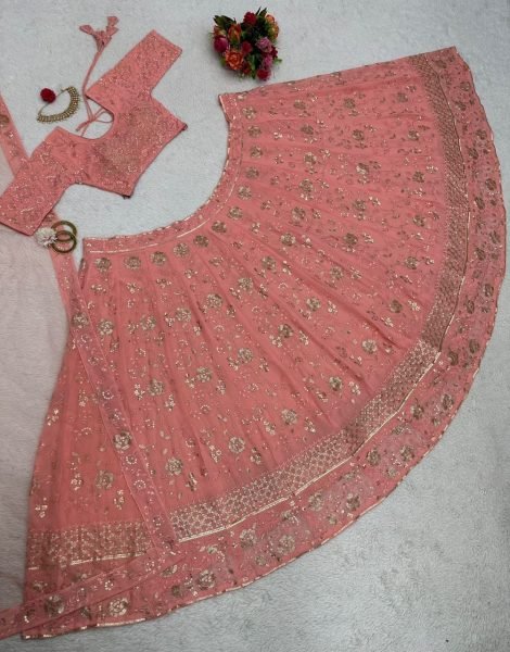 New Arrival Fox Georgette And Embroidery Work Lehenga Choli Designer Lehenga Choli